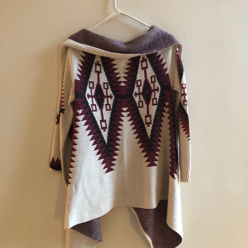 Tribal Print Cardigan